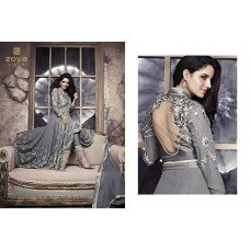 11003-A GREY ZOYA COLOUR MAX WEDDING WEAR DRESS 